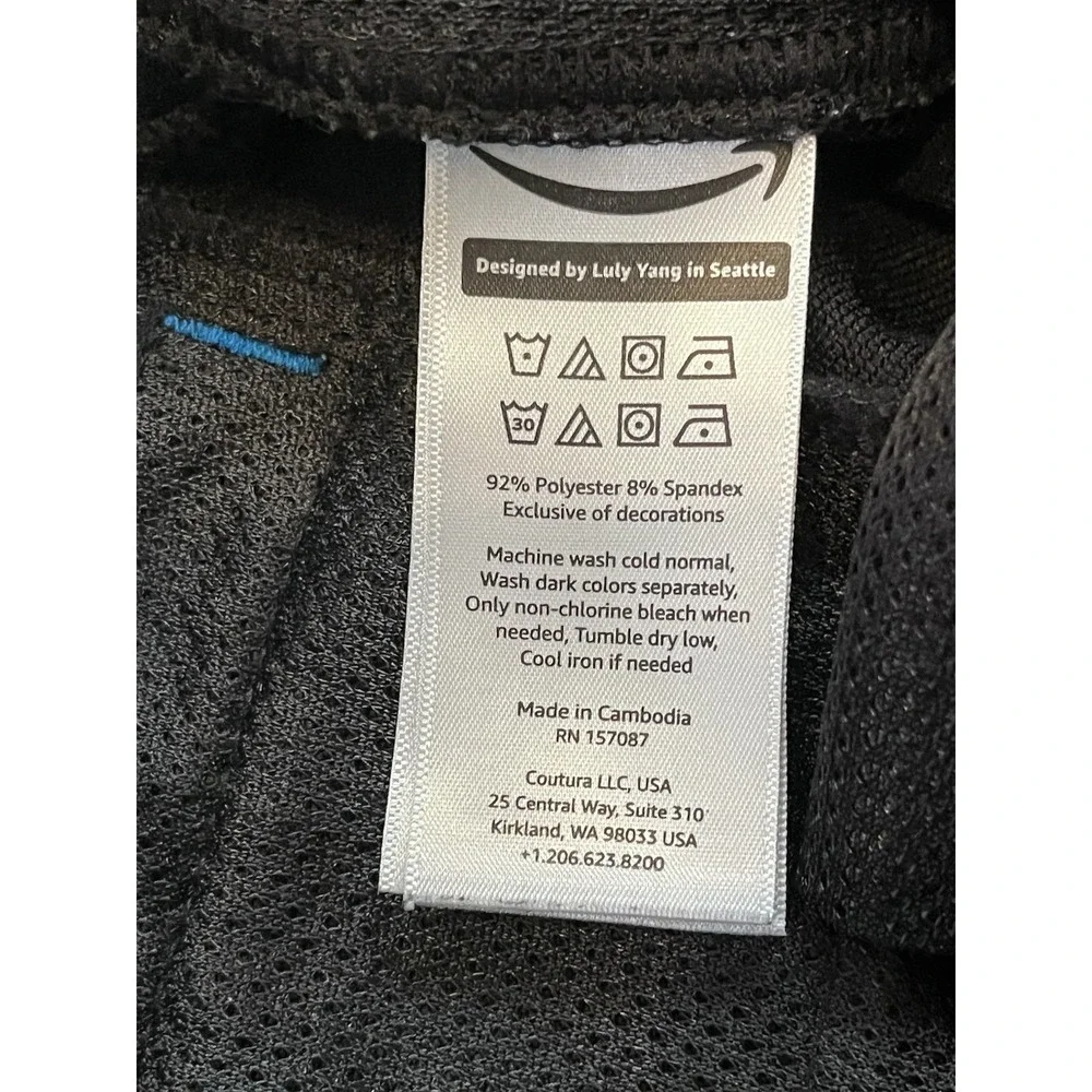Amazon Pants Mens Medium 32-34 Black Luly Yang Cargo Workwear Uniform 33